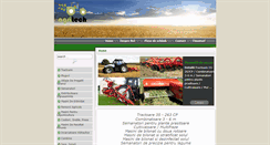 Desktop Screenshot of agritech-utilajeagricole.ro